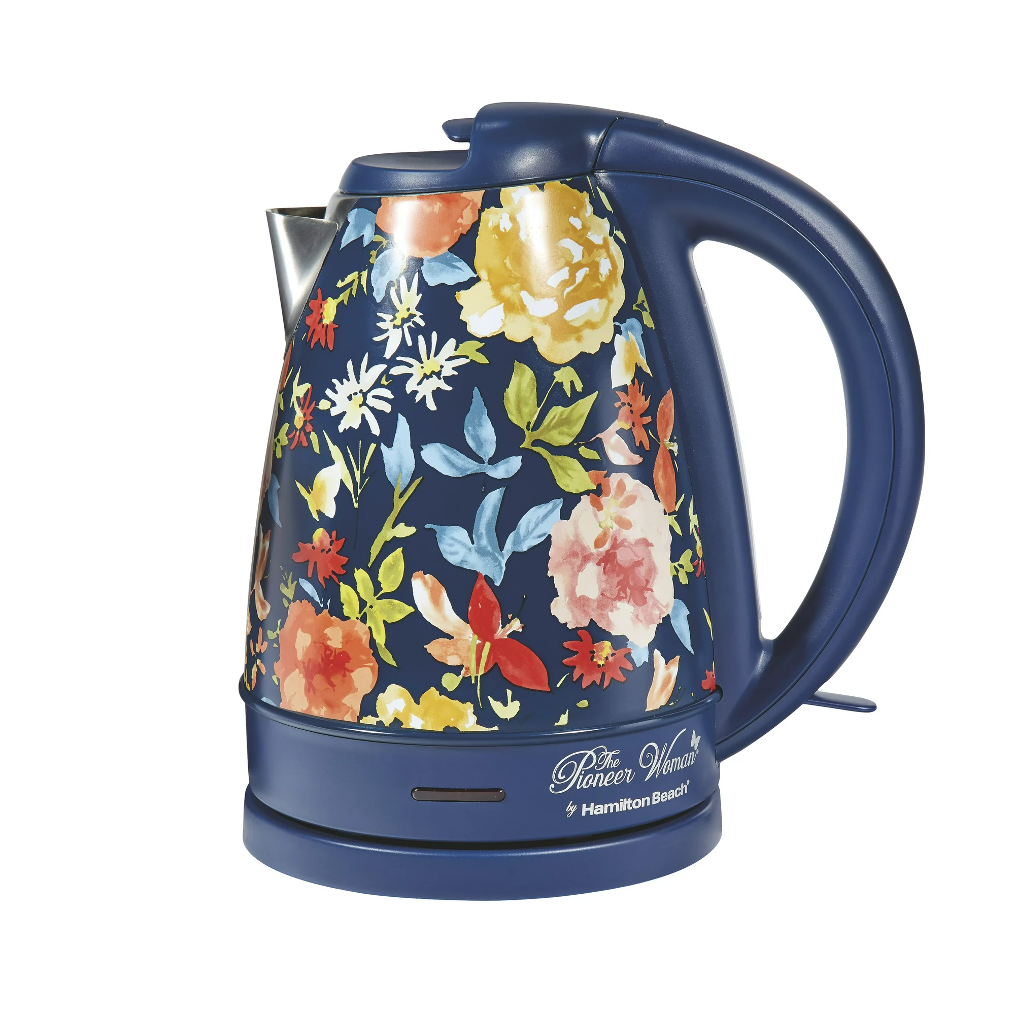 The Pioneer Woman Fiona Floral Blue. Electric Kettle. 1.7-Liter. Model 40971