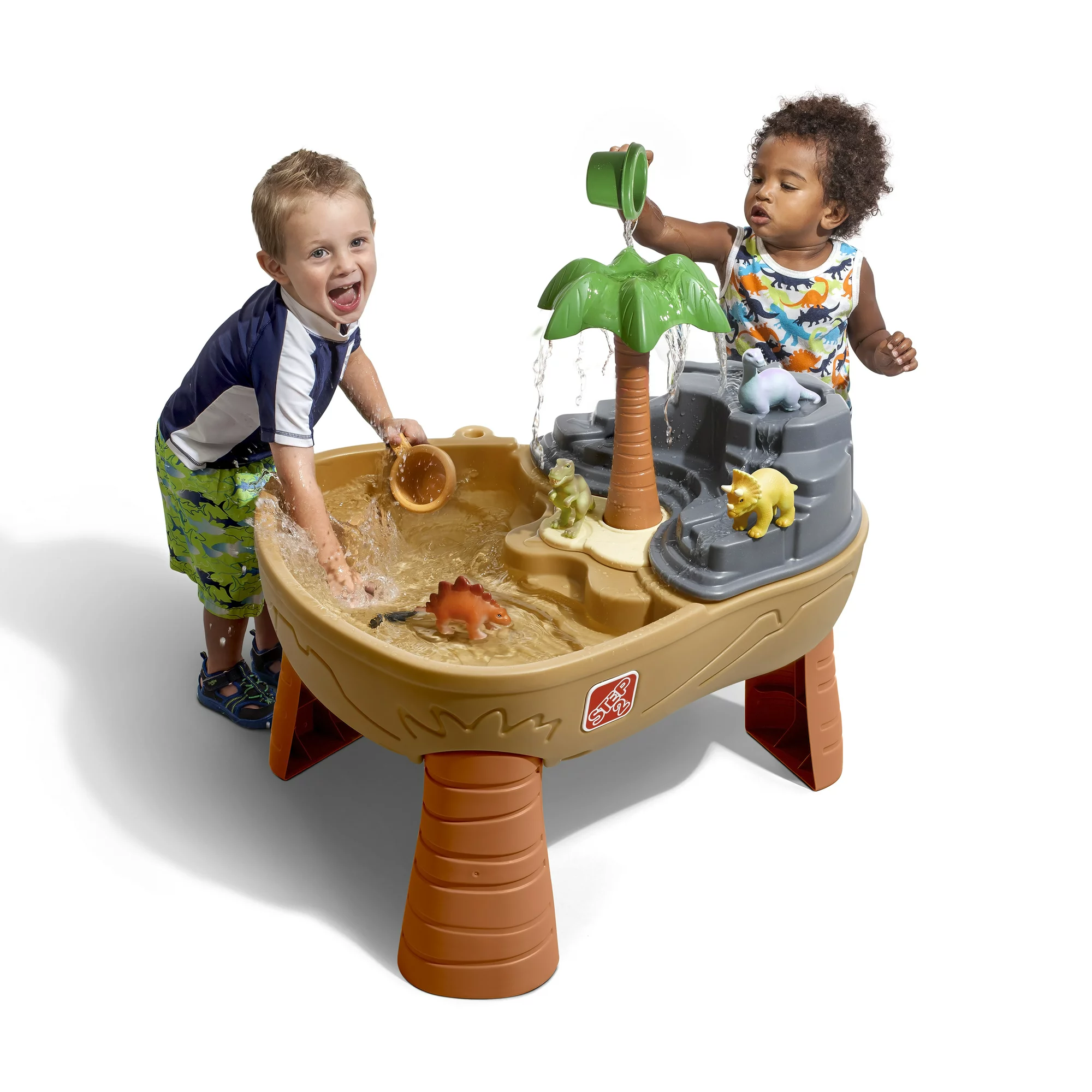 Step2 Dino Dig Sand & Water Table with Dinosaur Accessory Set