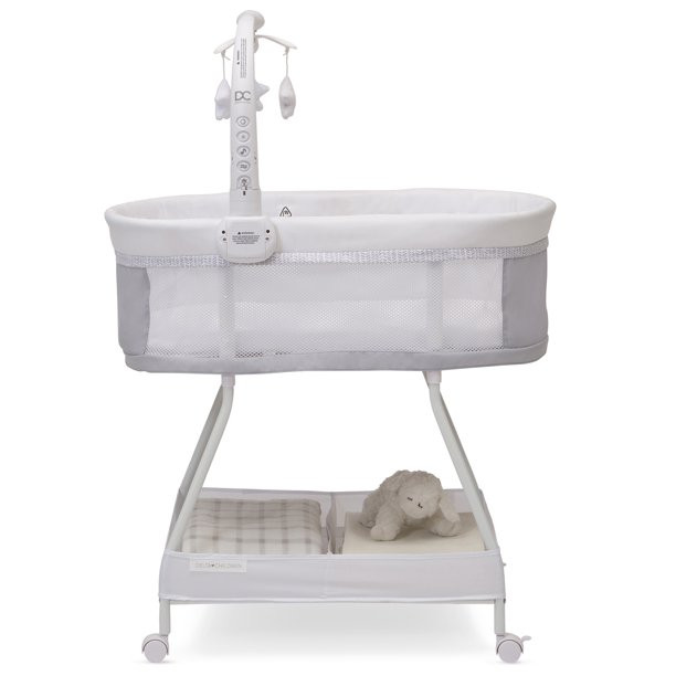 Delta Children Sweet Slumber Bassinet. Grey Summit