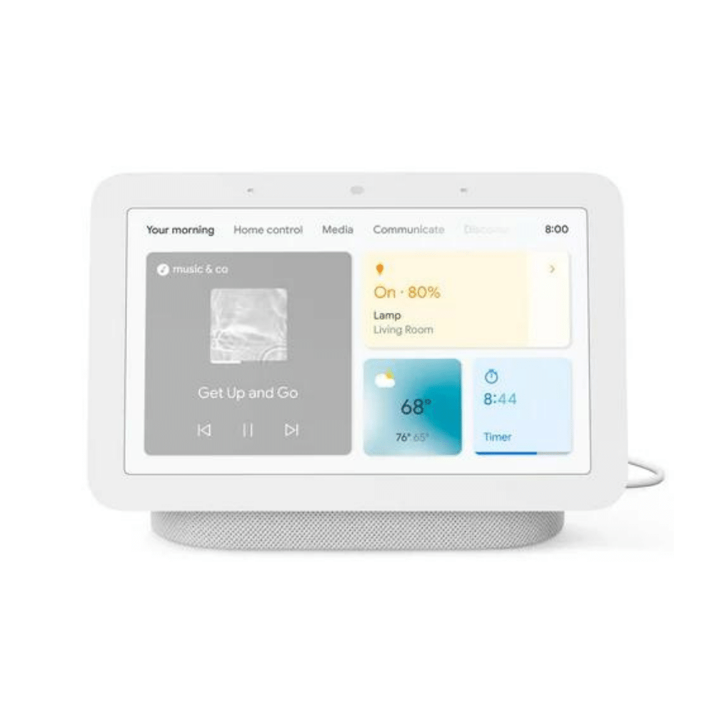 Google Nest Hub 2nd Gen. Smart Home Display with Google Assistant. Chalk