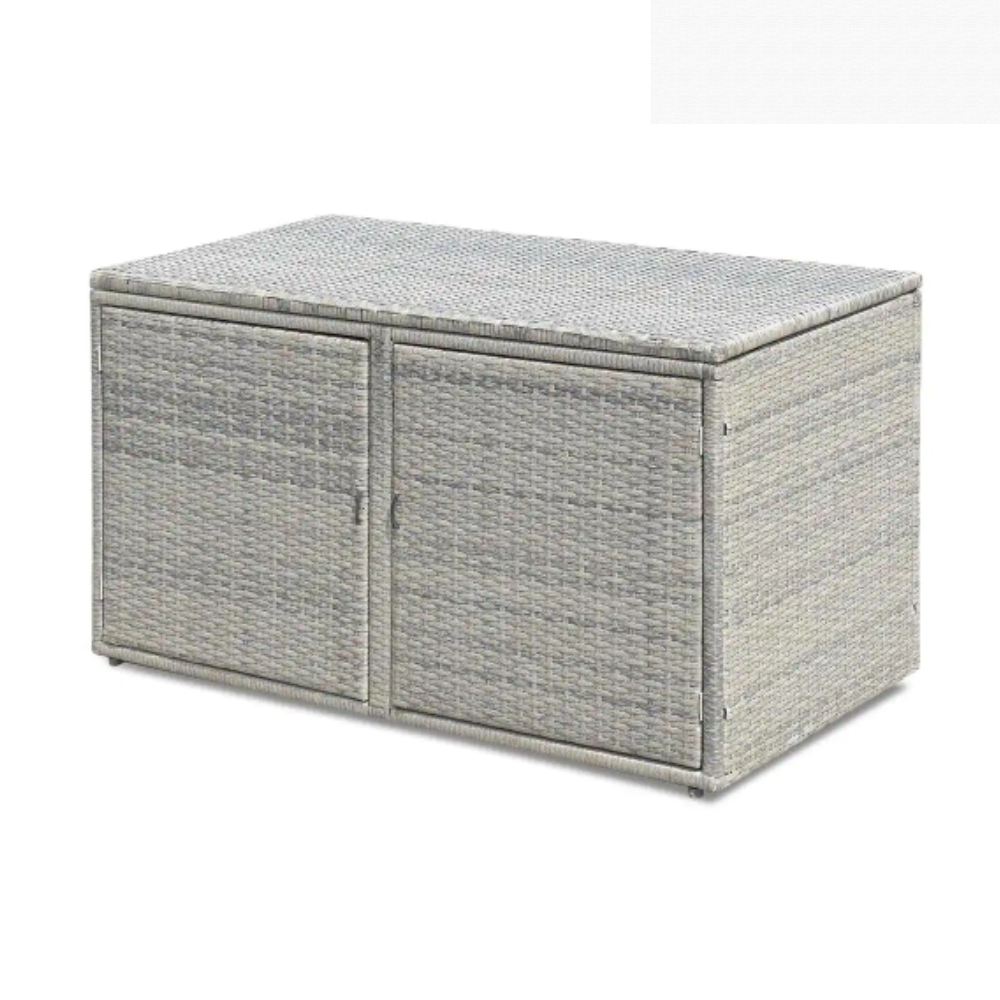 Costway 88 Gal. Patio Rattan Storage Container Box