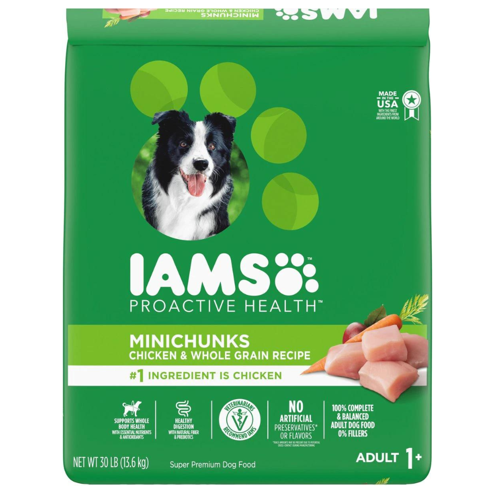 Iams Proactive Health MiniChunks Small Kibble Adult Chicken & Whole Grain Dry Dog Food