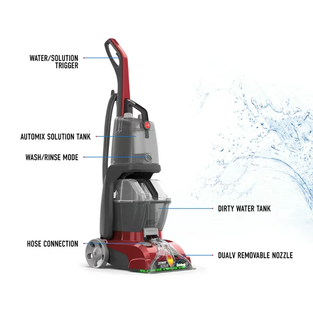 Hoover PowerScrub Carpet Cleaner With SpinScrub Technology. FH50135