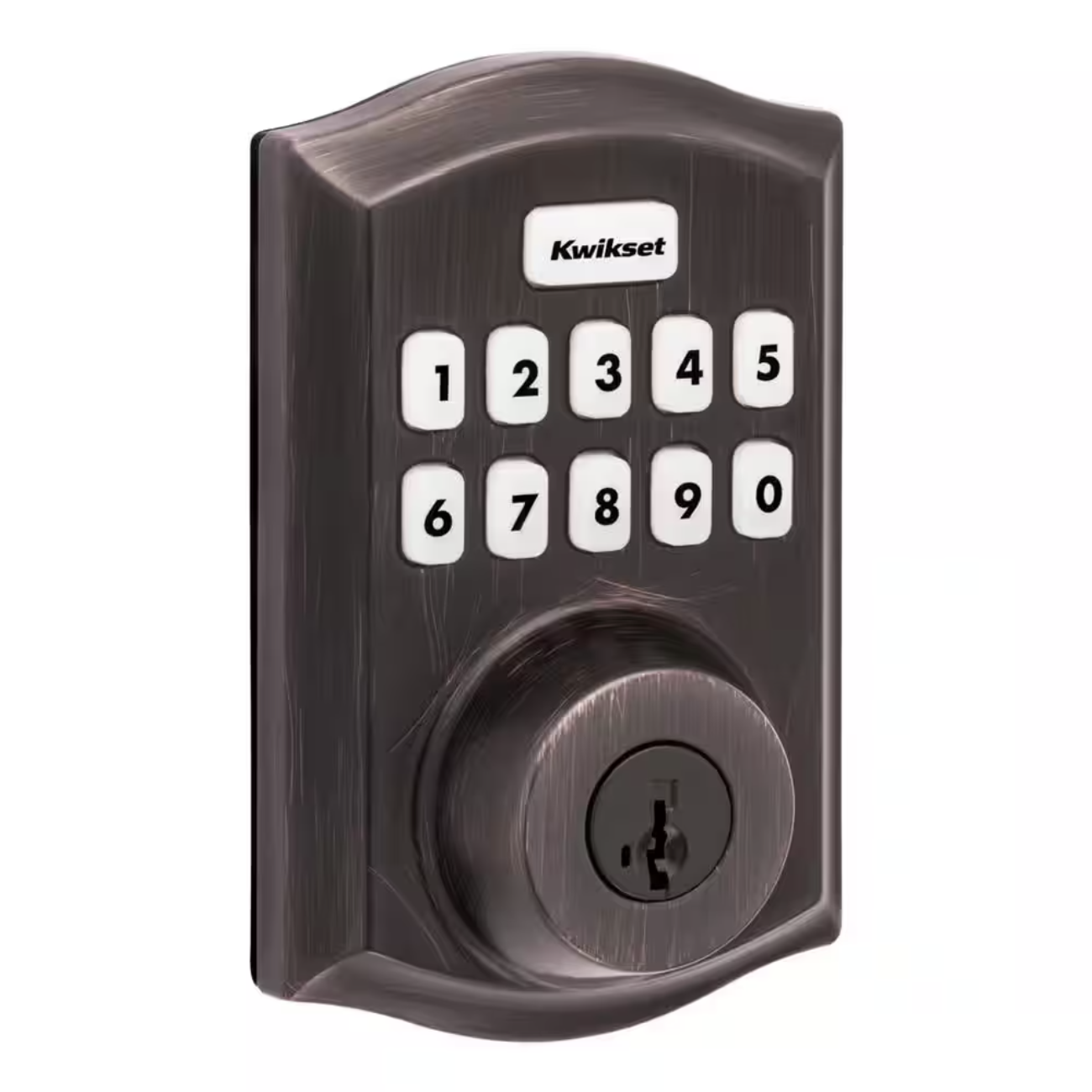 Kwikset Home Connect 620 Keypad 869 Traditional Venetian Bronze Connected Smart Lock Deadbolt