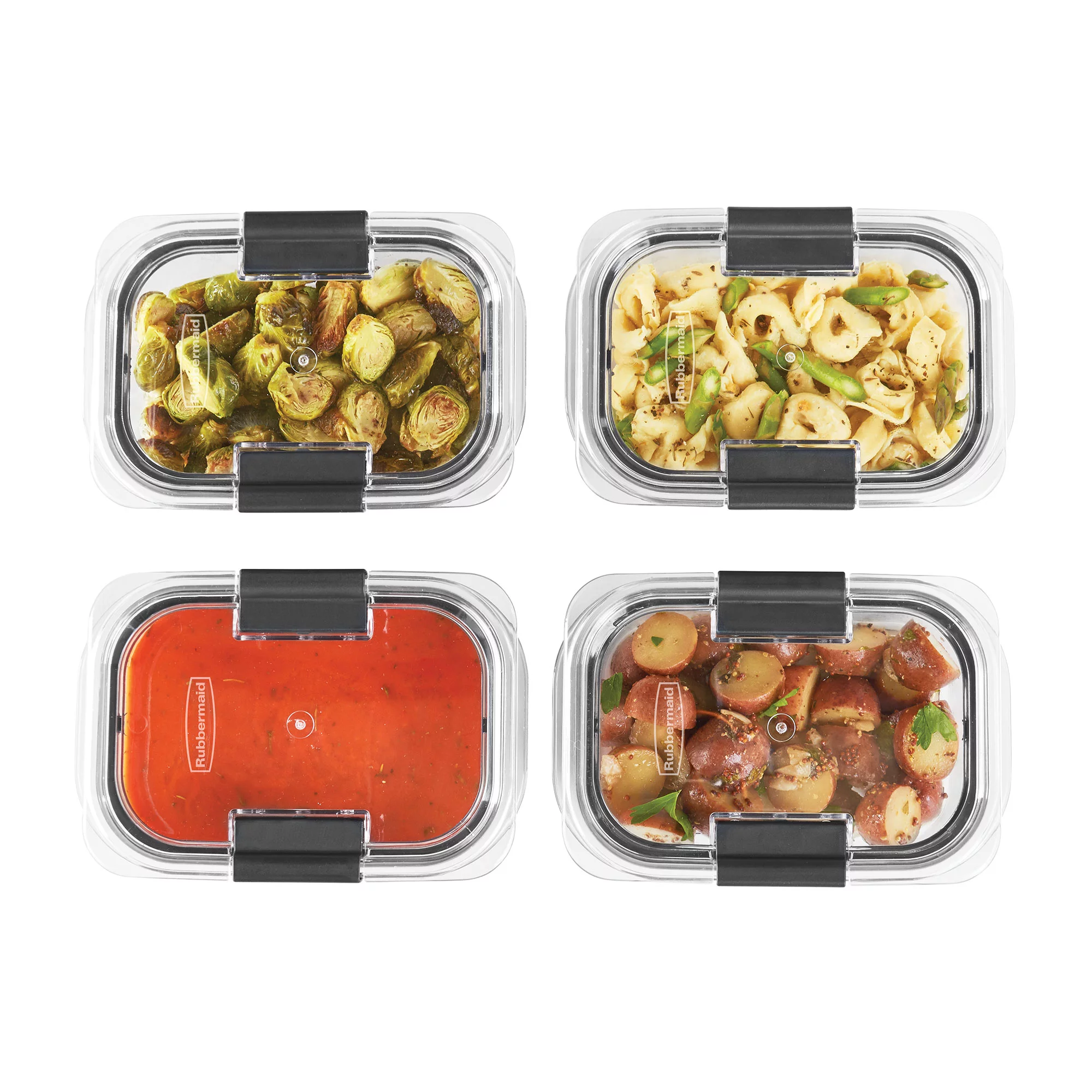 Rubbermaid Brilliance Food Storage Containers. 4.7 Cup. 4 Pack