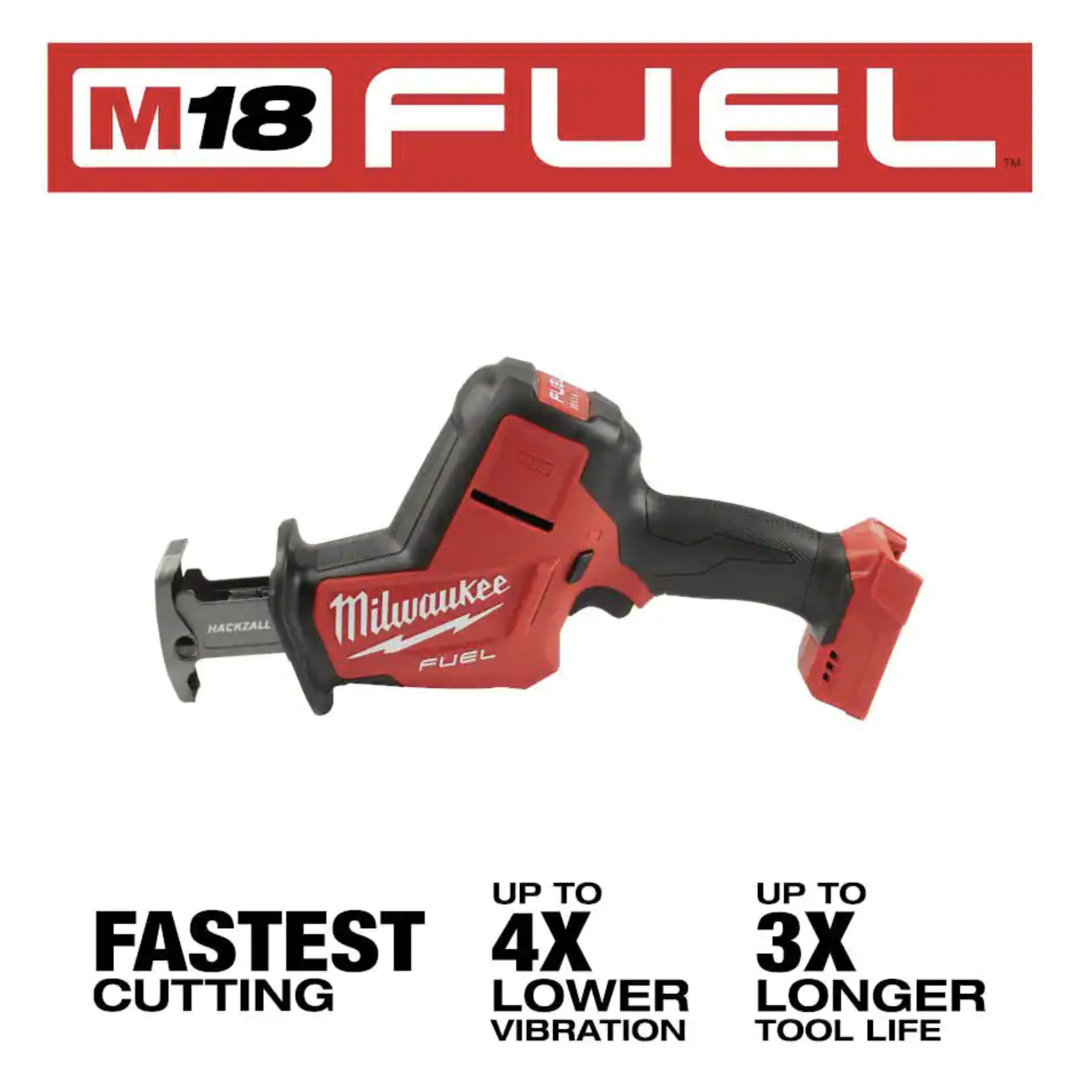 Milwaukee M18 FUEL 18V Lithium-Ion Brushless Cordless Hackzall Reciprocating Saw. Tool-Only (2719-20)