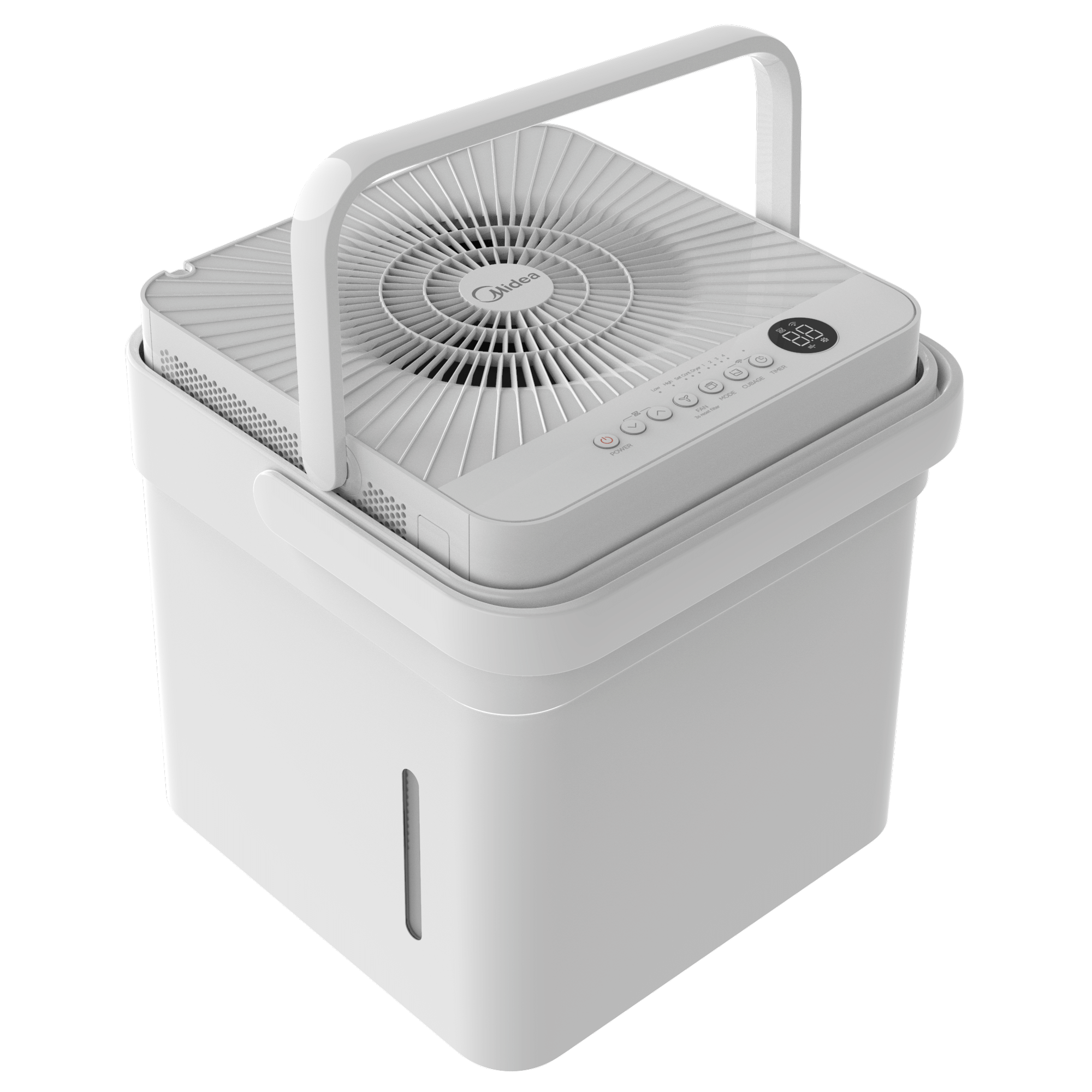 Midea Cube 20-Pint Smart WiFi Dehumidifier. Coverage Up to 2.000 Sq. Ft. (MAD20S1QWT)