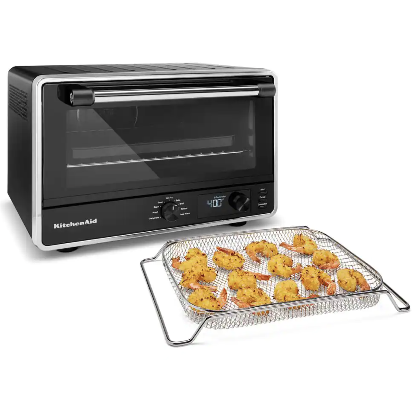 KitchenAid Digital Countertop Oven with Air Fry. Black Matte
