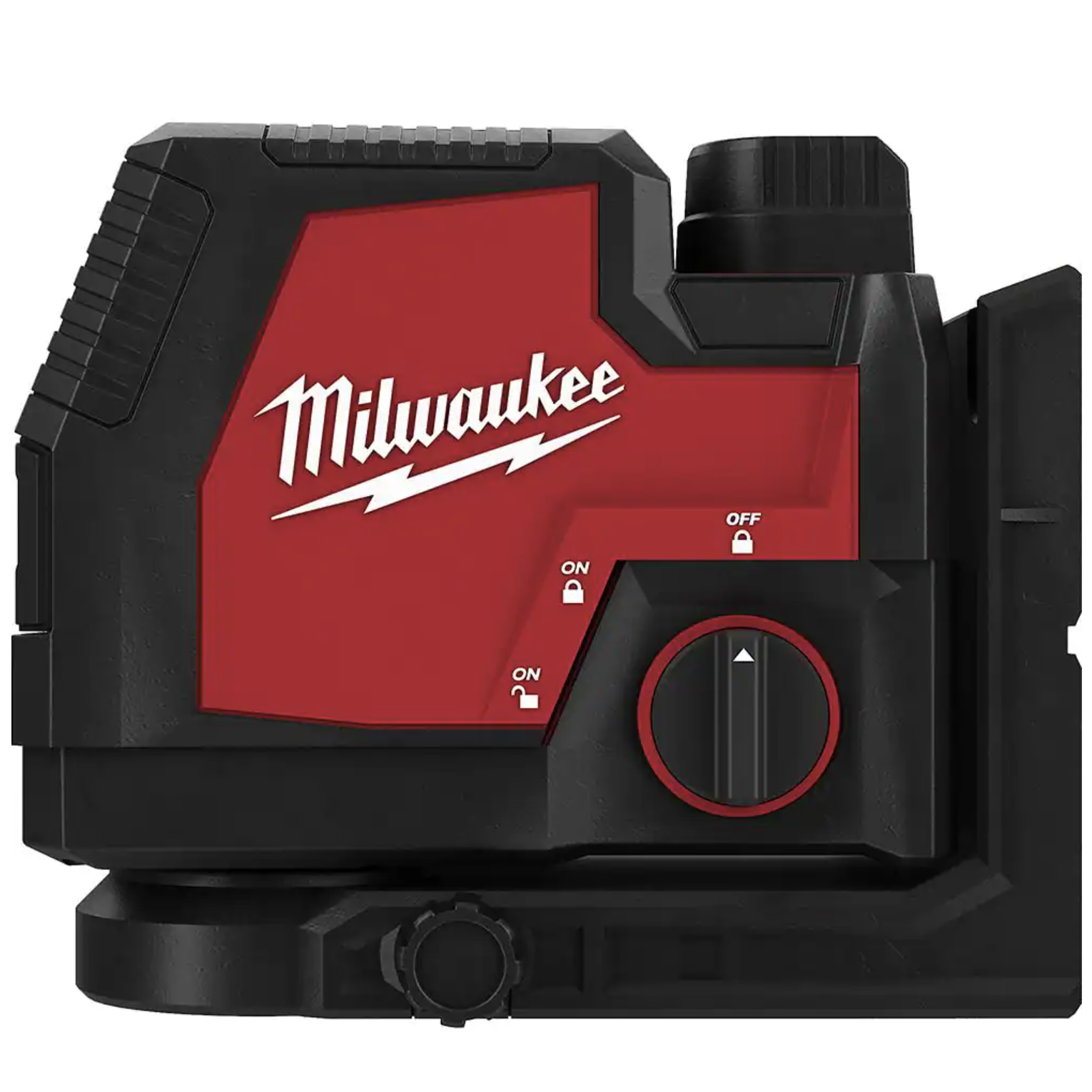 Milwaukee 100 ft. REDLITHIUM Lithium-Ion USB Green Rechargeable Cross Line Laser Level with Charger & Alignment Target (3521-21-48-35-1111)