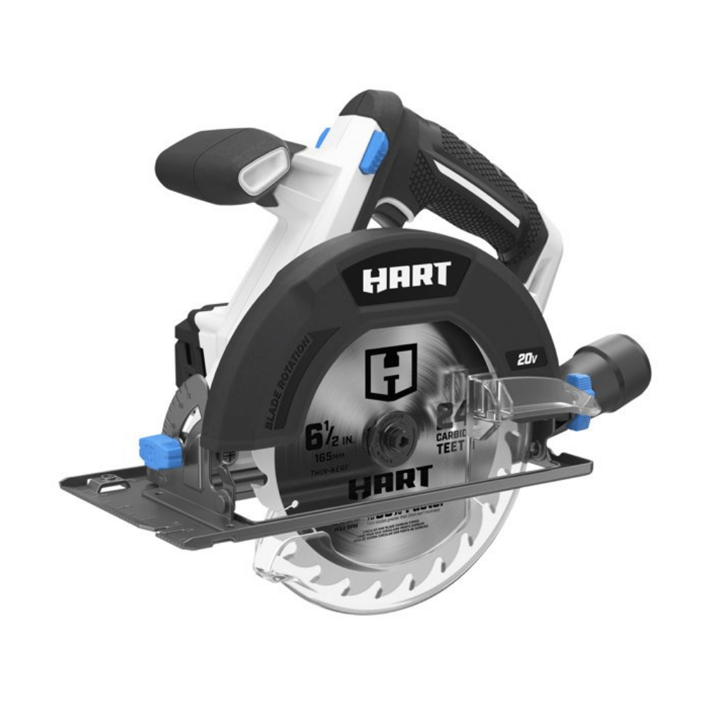 Hart 20-Volt Cordless 6 1/2-inch Circular Saw Kit. 4.0Ah Lithium-Ion Battery
