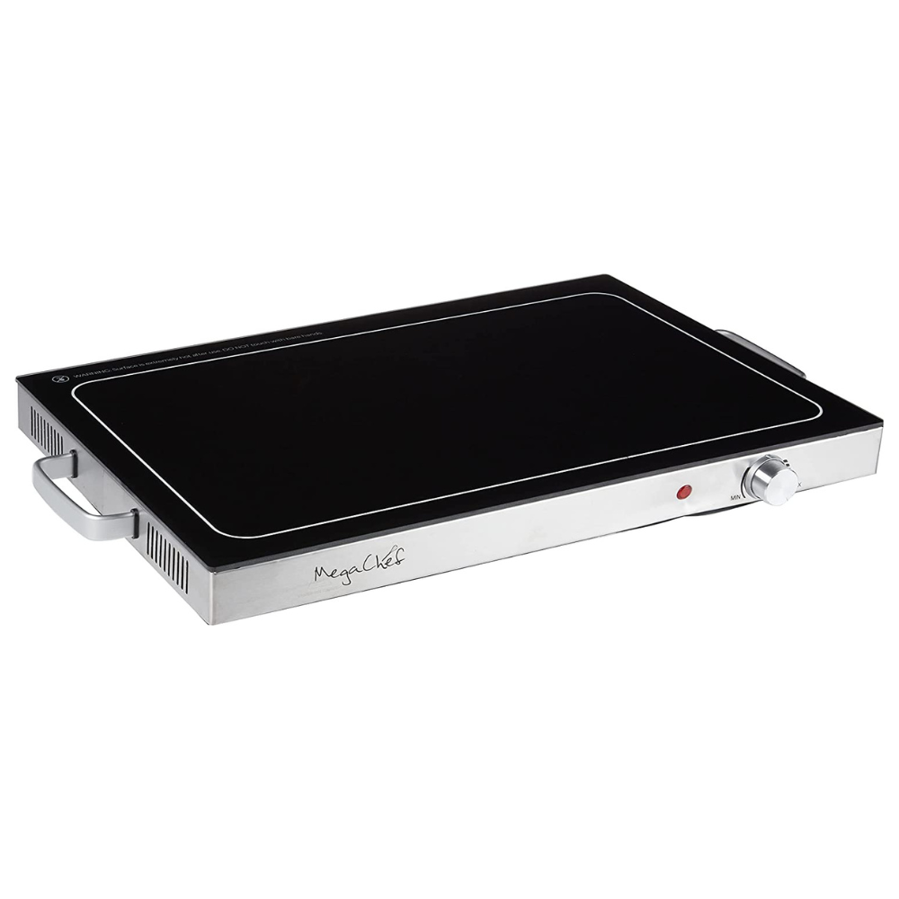 MegaChef Electric Warming Tray with Adjustable Temperature Control