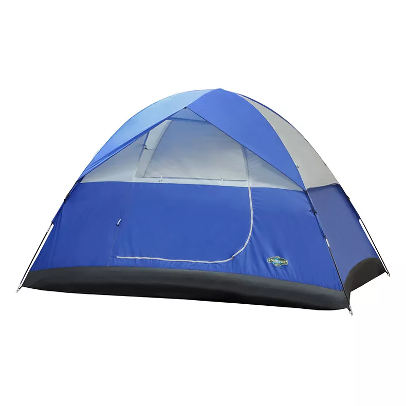 Stansport Pine Creek 3-Person Dome Tent. Blue White