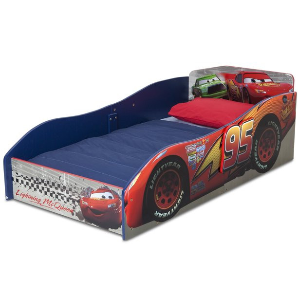 Disney Delta Children Disney/Pixar Cars Wooden Toddler Bed. Red