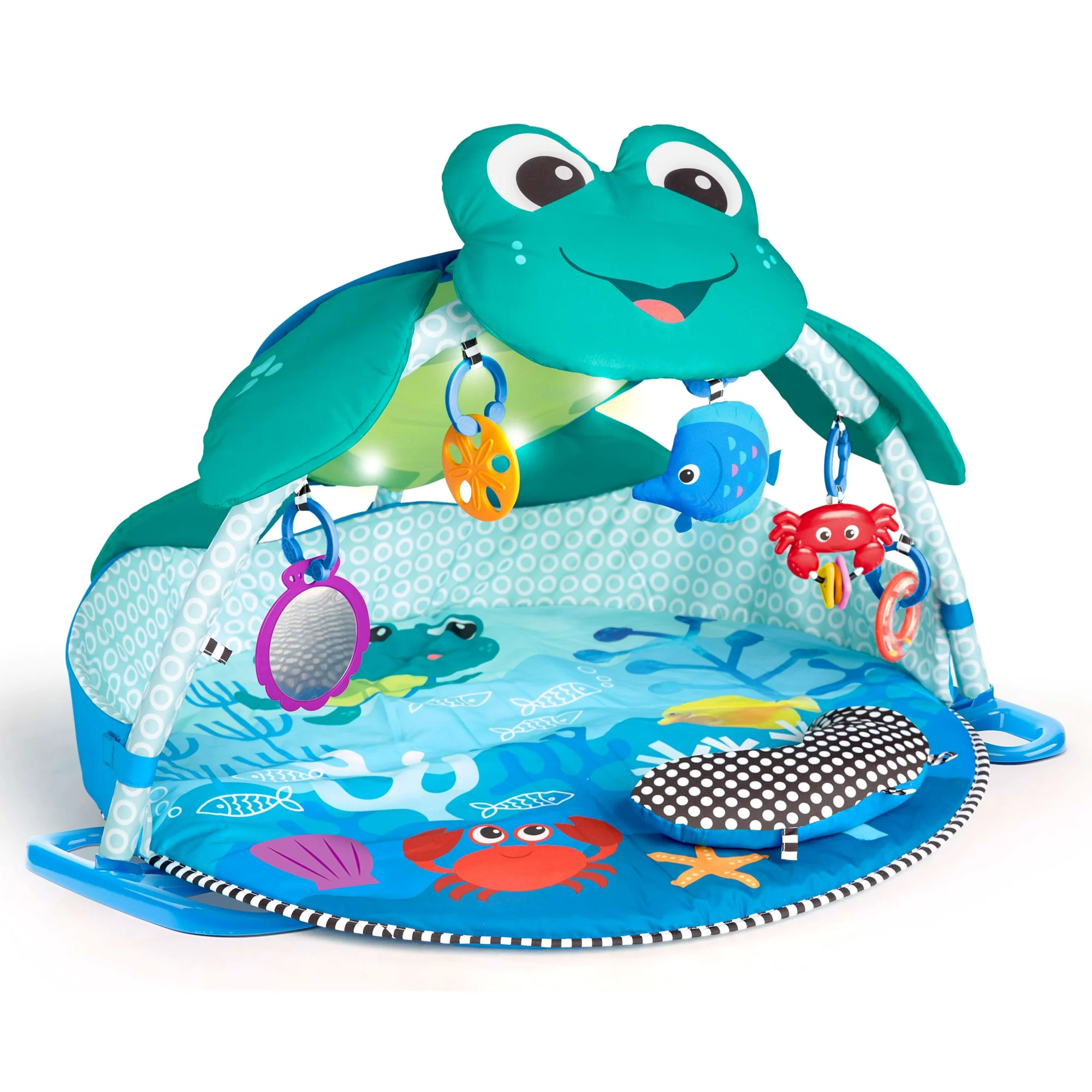 Baby Einstein Neptune Under the Sea Lights & Sounds Activity Gym and Play Mat. Ages Newborn +
