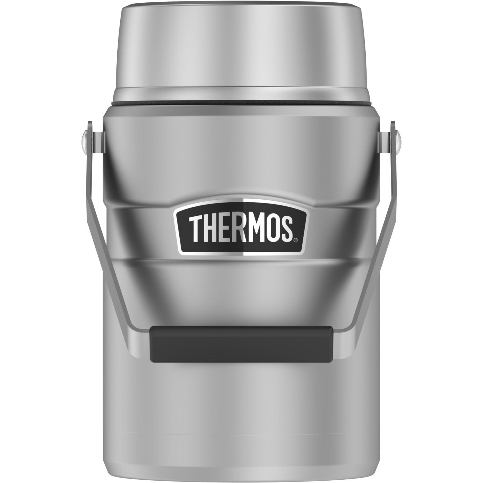 Thermos Stainless King Food Jar. Matte Steel. 47-Ounce