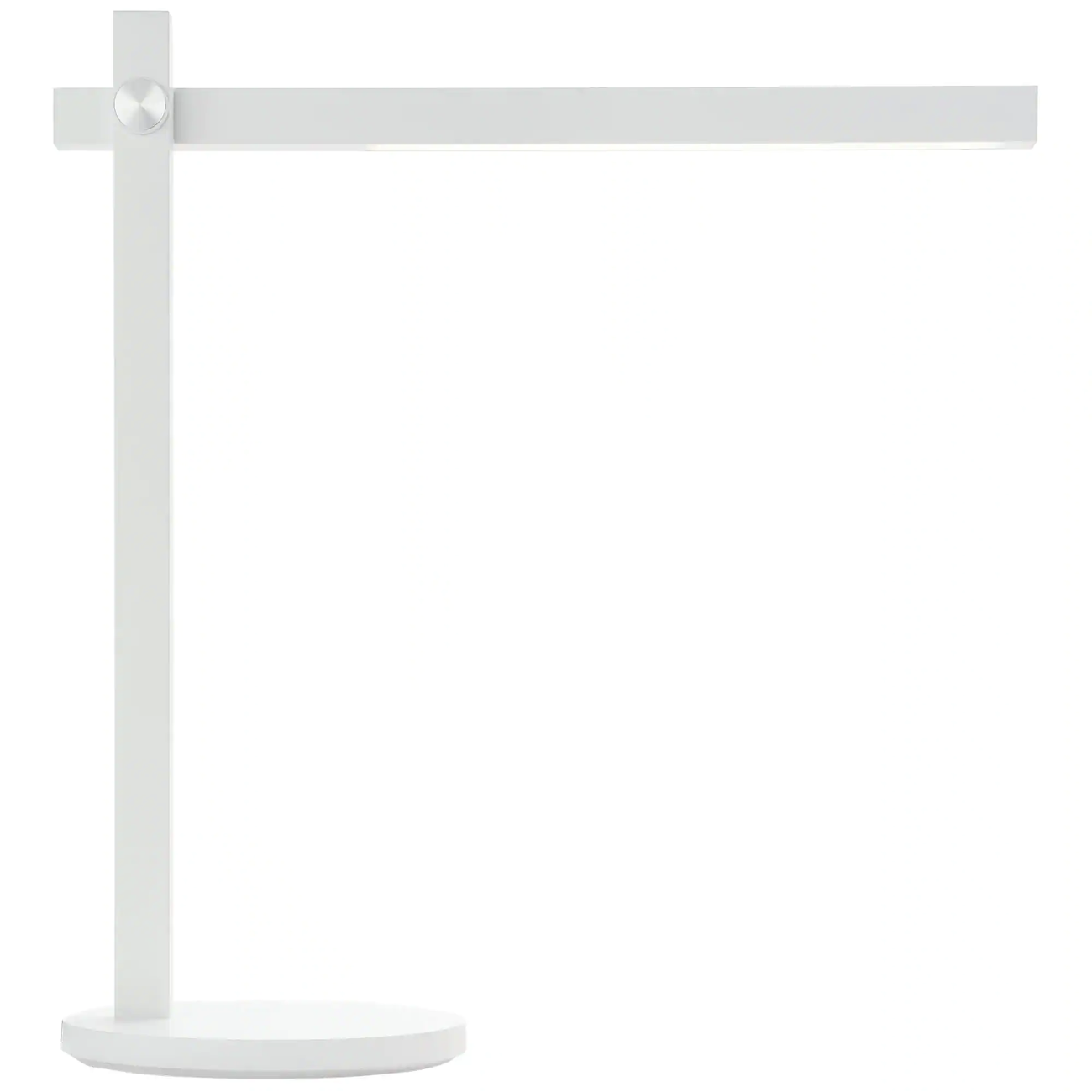 Newhouse Lighting Adonis 17 in. White LED Dimmable Desk Lamp with Wireless Charger