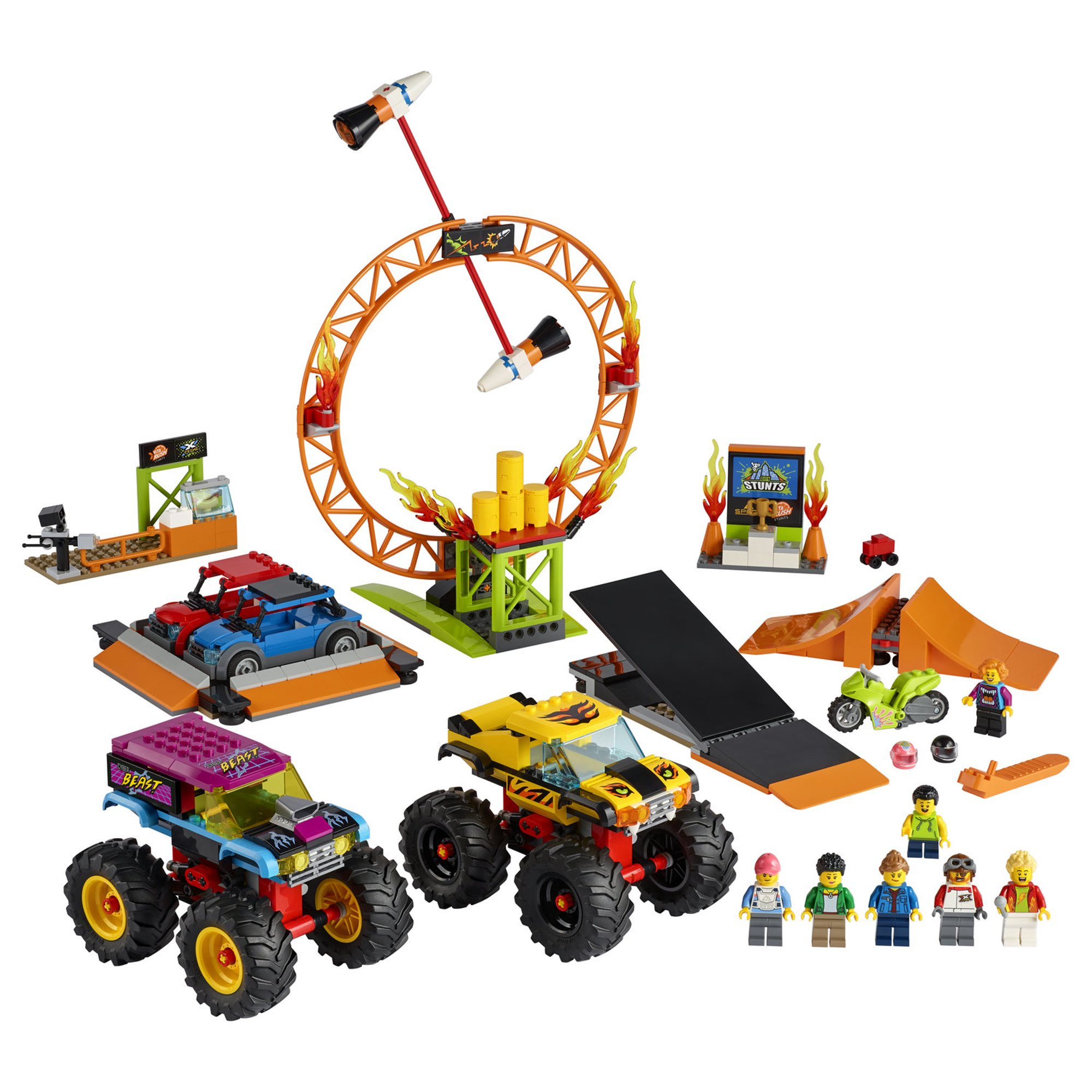 Lego City Stuntz Stunt Show Arena 60295 Building Set (668 Pieces)