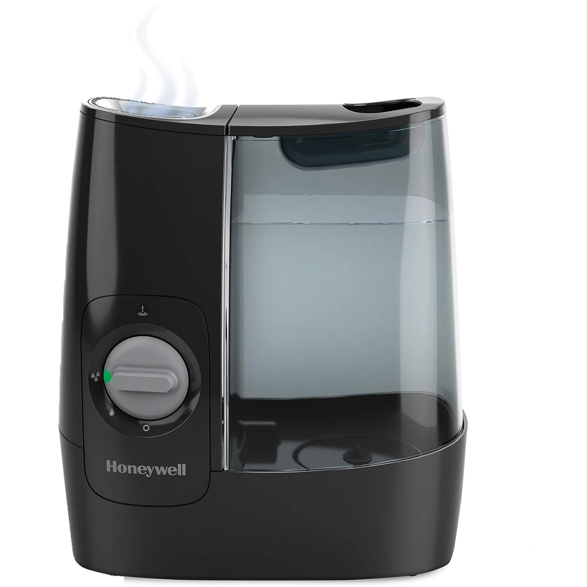 Honeywell Warm Mist Humidifier with Essential Oil Cup. Filter Free. HWM845. Black