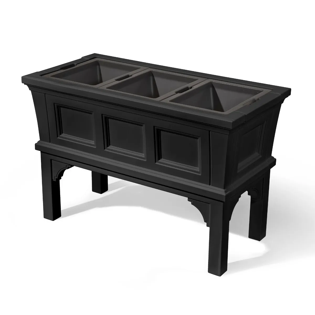 Step2 Atherton Raised Planter Box. Onyx Black