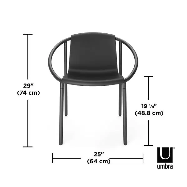 Umbra Ringo Chair. Black