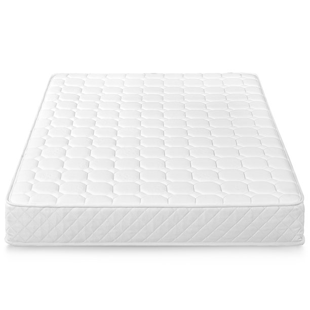 Zinus 8″ Quilted Hybrid of Comfort Foam and Pocket Spring Mattress. Twin