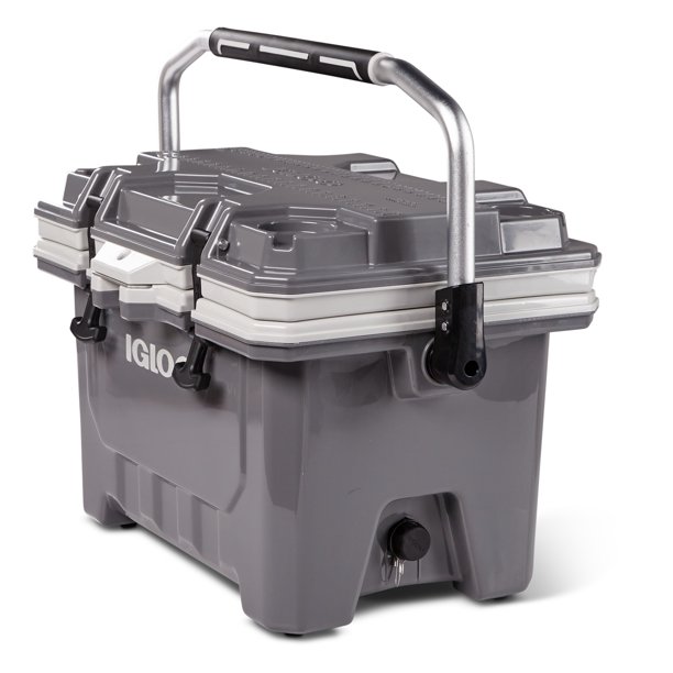 Igloo 24 Quart IMX Hard Sided Cooler. Gray