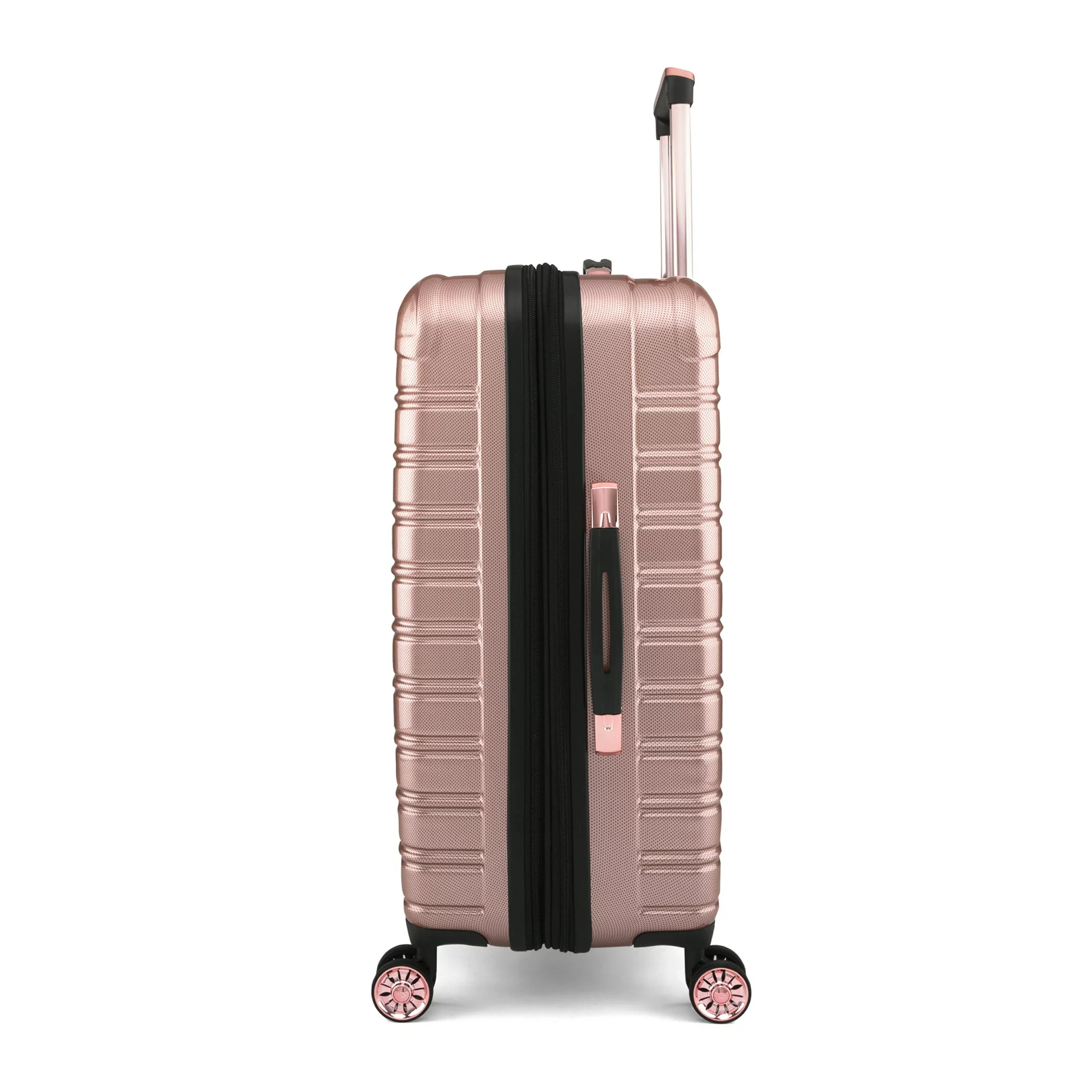 iFly Hardside Fibertech Carry On Luggage. 20″. Rose Gold