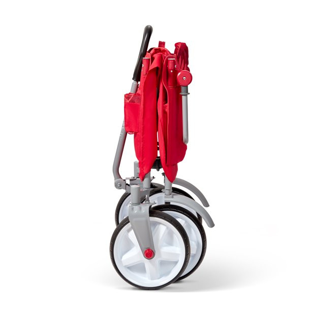 Radio Flyer. Beach & Boardwalk EZ Fold Wagon. Recycled Fabric. Red