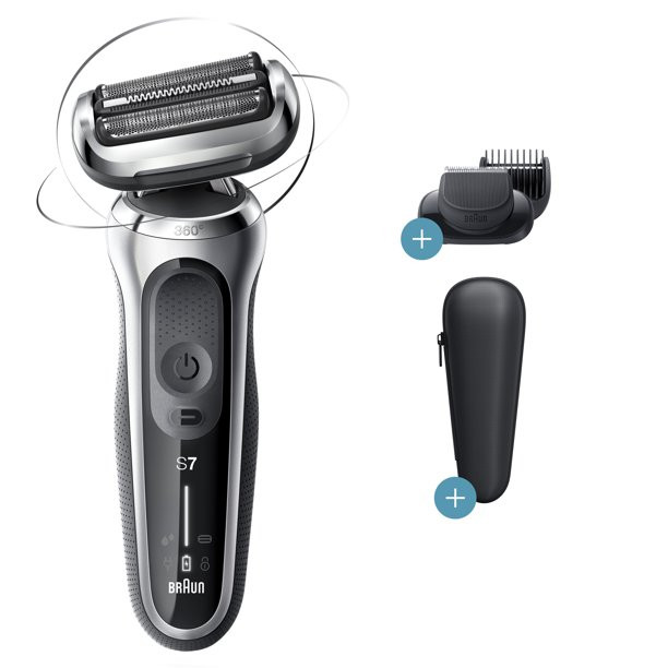 Braun Series 7 7025s Men-s Flex Electric Razor with Beard Trimmer