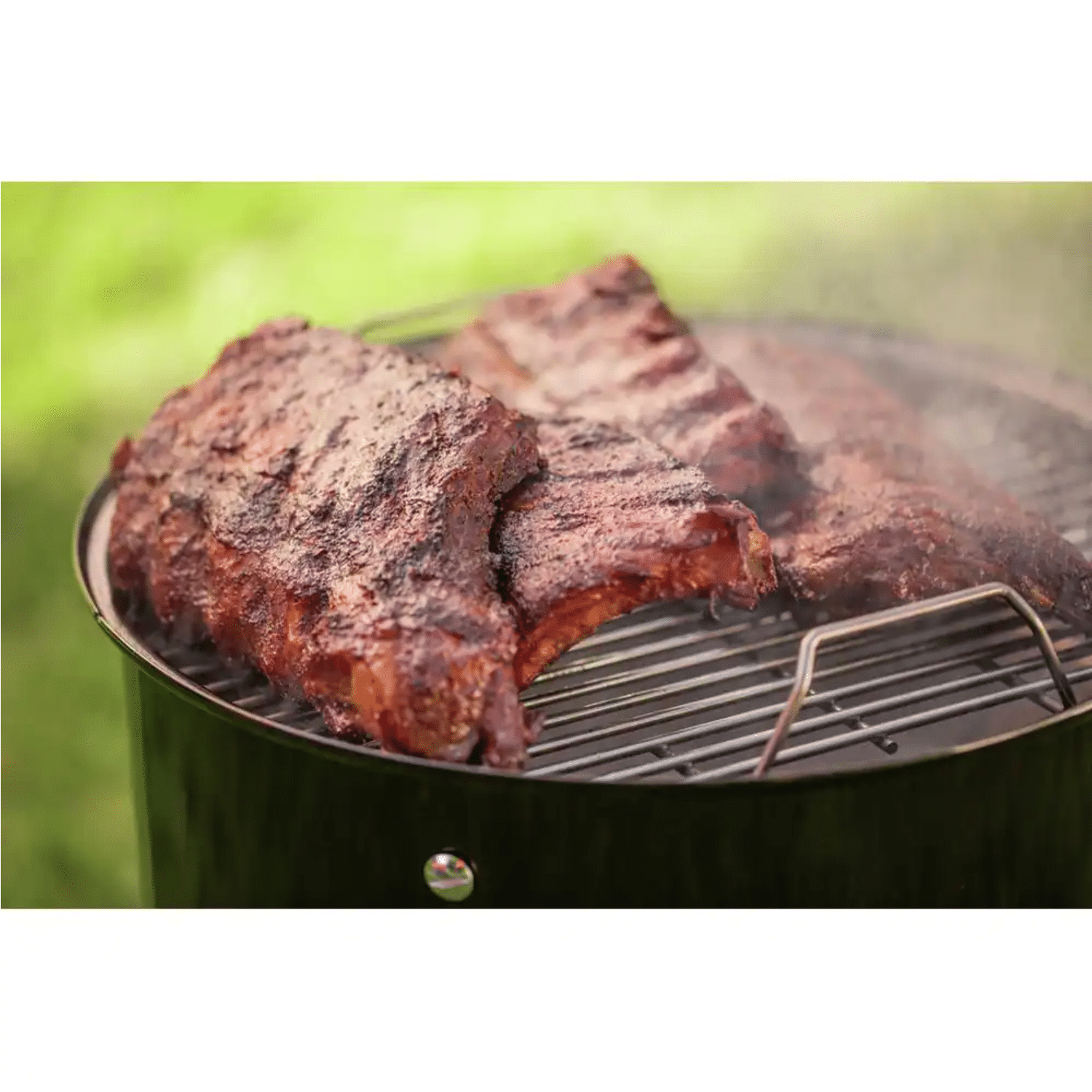 Weber 14 in. Smokey Mountain Cooker Smoker In Black