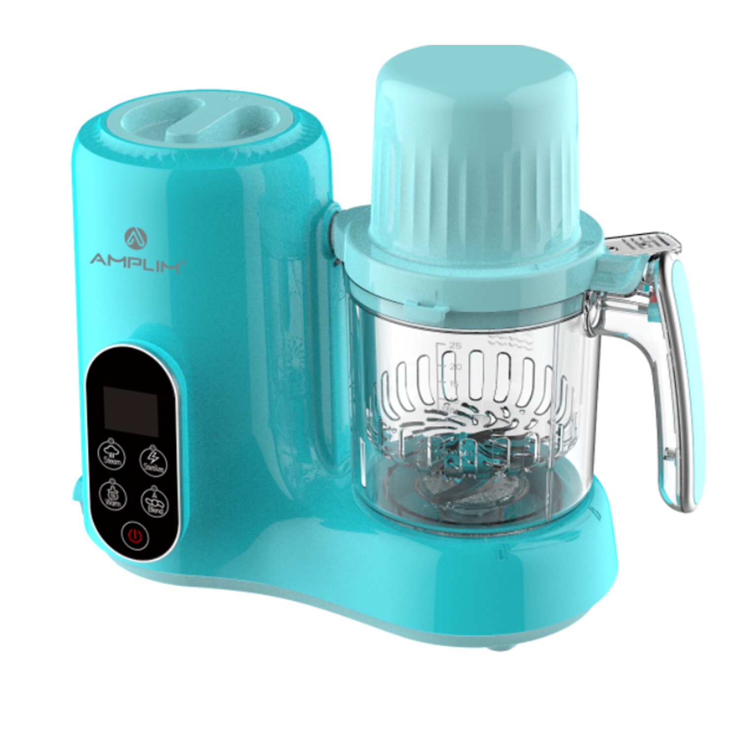 Amplim 11-in-1 Baby Food Maker. Baby Food Processor. Blue