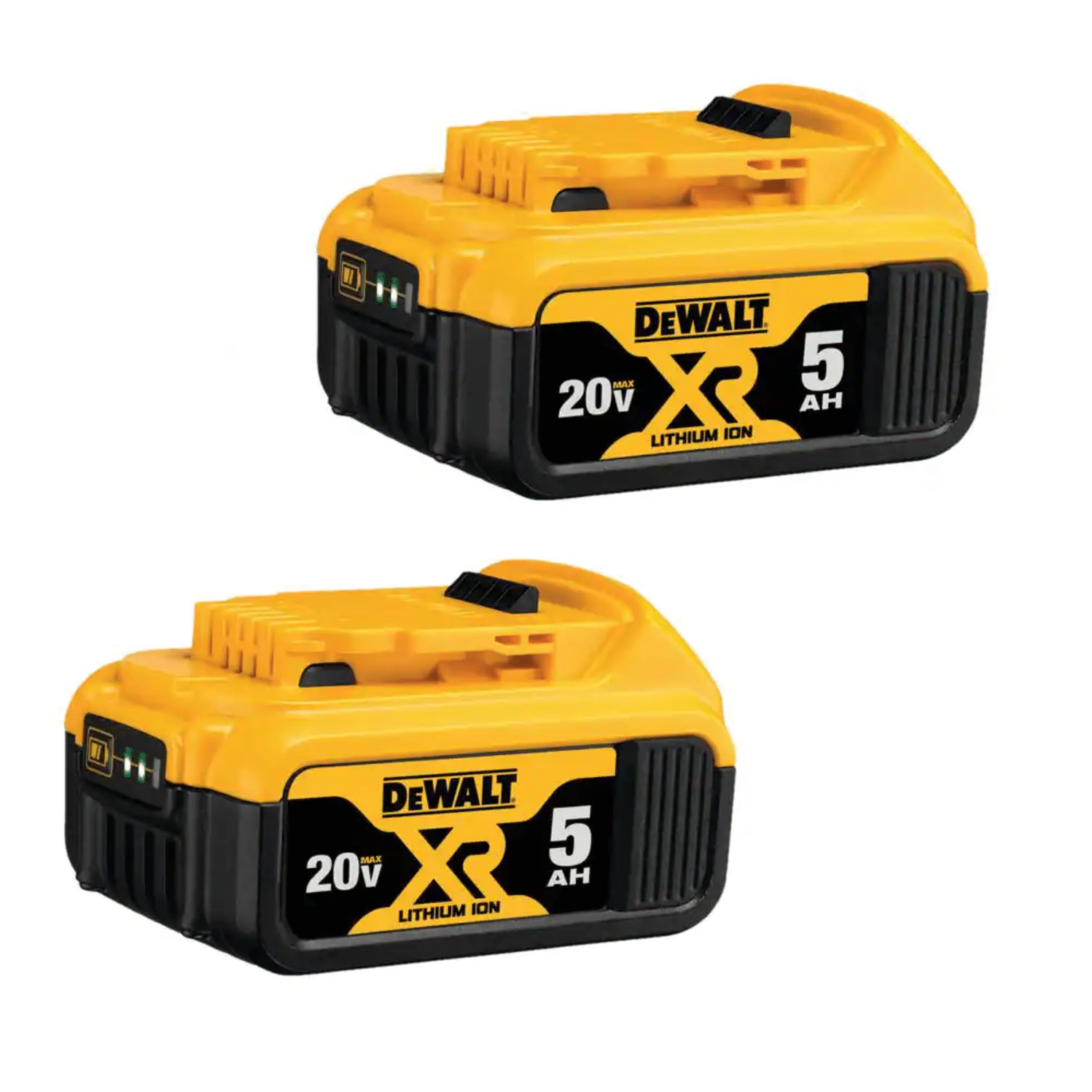 Dewalt 20V Max XR 20V Battery. 5.0-Ah. 2-Pack (DCB205-2)