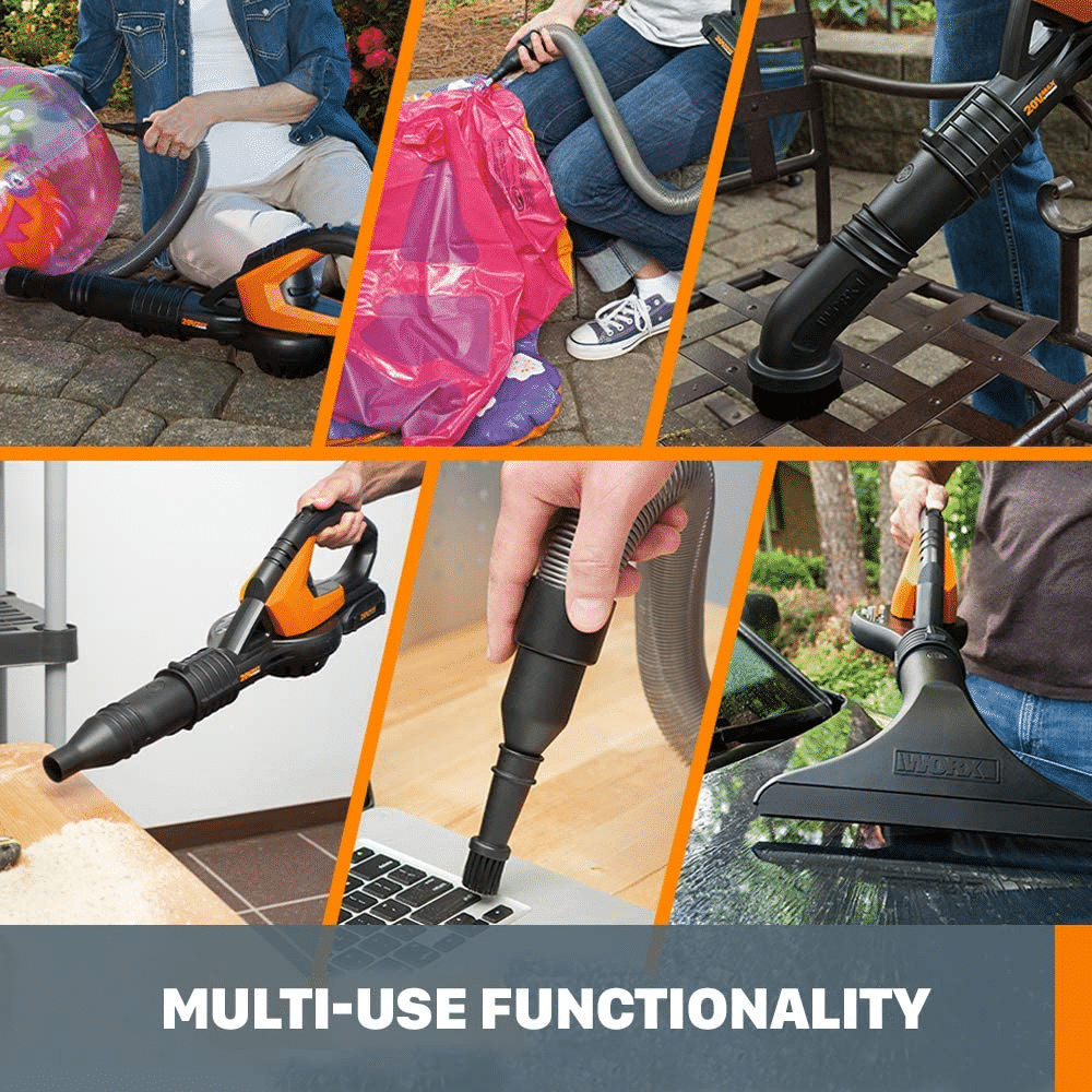 Worx WG545.1 20V Power Share AIR Cordless Leaf Blower & Sweeper