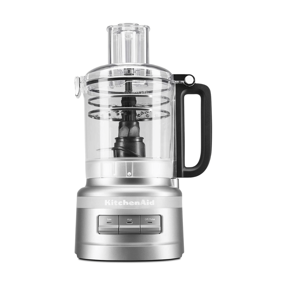 KitchenAid KFP0918CU Easy Store Food Processor. Size 9 Cup. Contour Silver