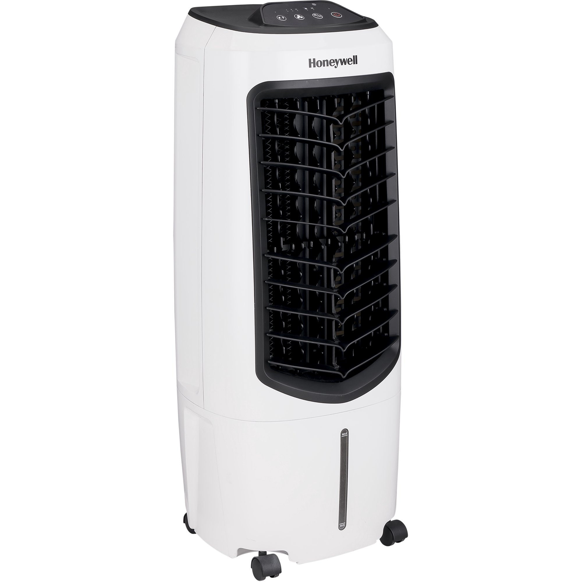 Honeywell TC10PEU 29.6″ Portable Evaporative Cooler with Fan. Humidifier & Remote. White