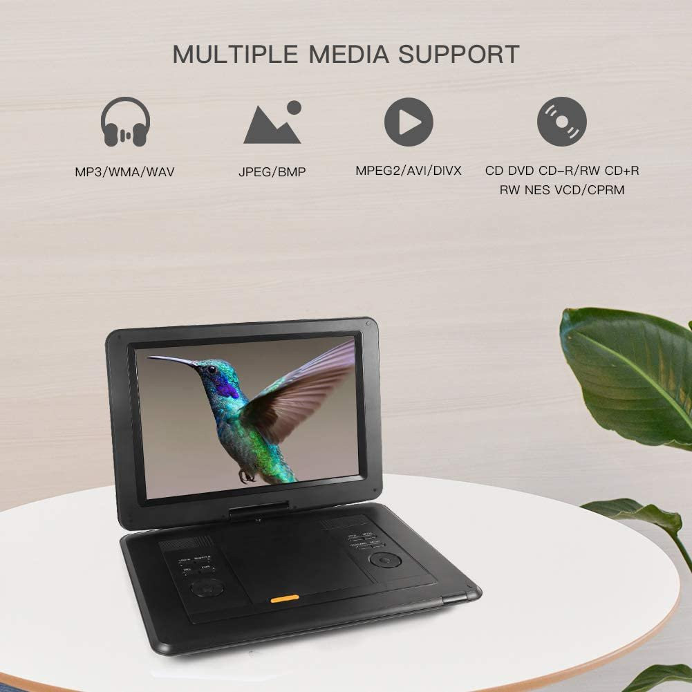 Apeman PV1570 17.5” Portable DVD Player with 15.5” Large Swivel Screen