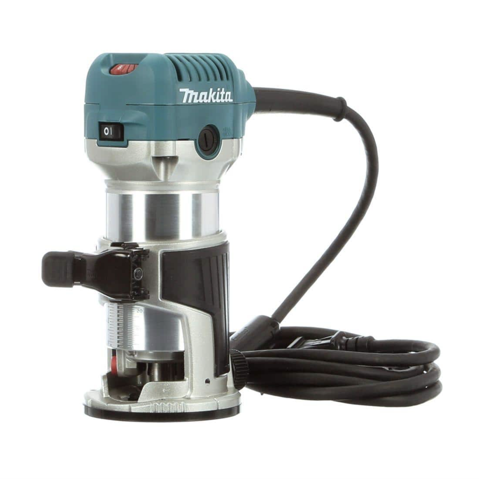 Makita 6.5 Amp 1-1/4 HP Corded Fixed Base Variable Speed Compact Router With Quick-Release