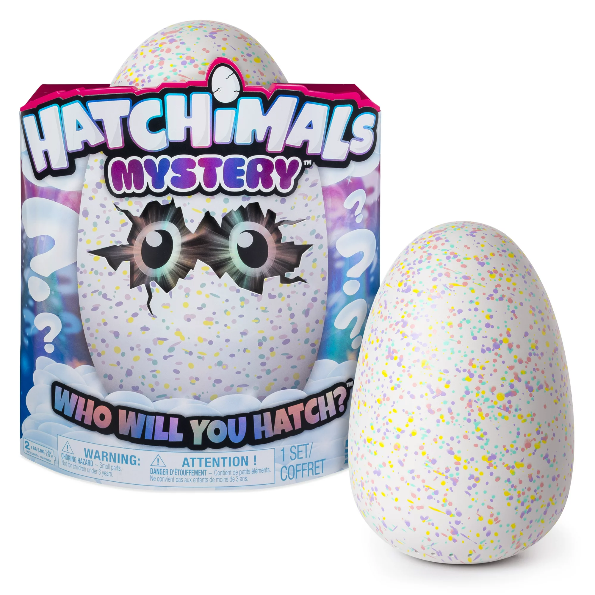 Hatchimals Mystery. Hatch 1 of 4 Fluffy Interactive Mystery Characters from Cloud Cove (Styles May Vary)