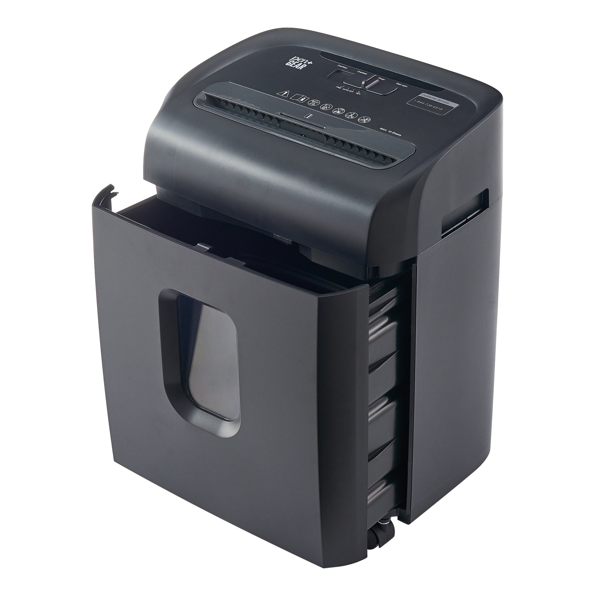 Pen+Gear 10-Sheet Micro-Cut Paper Shredder (C224-A)