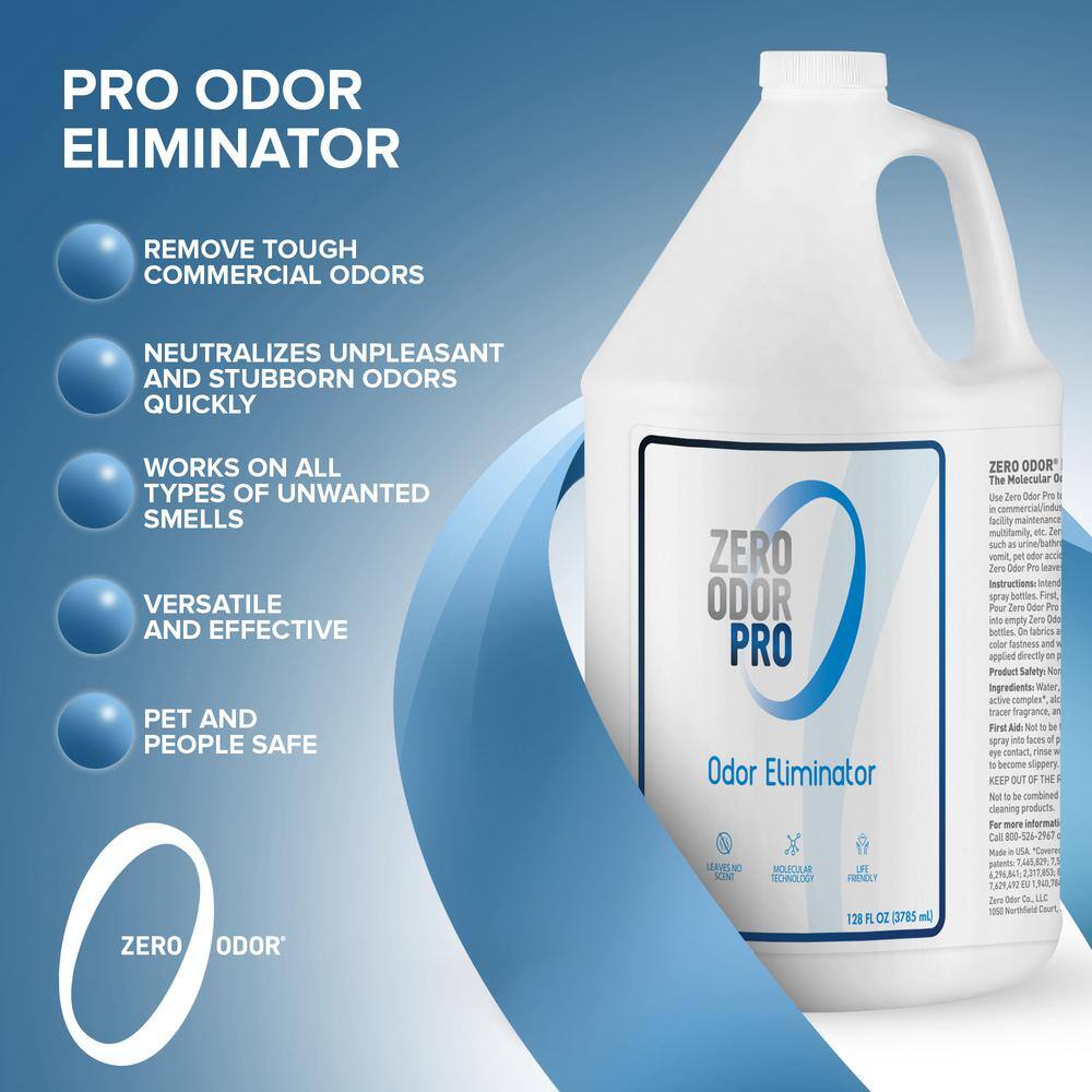 Zero Odor 128 oz. PRO Odor Eliminator Refill (4-Pack)