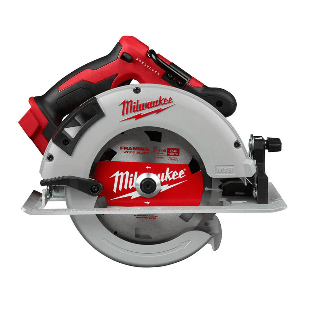 Milwaukee M18 18-Volt Lithium-Ion Brushless Cordless 7-1/4 in. Circular Saw. Tool-Only (2631-20)