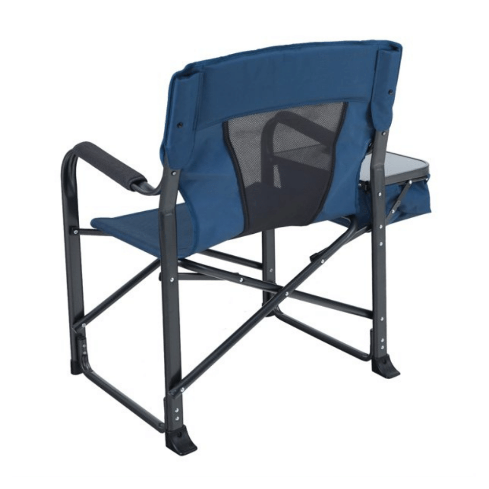 MF Studio Oversized Directors Foldable Camping Chair. with Cooler Bag & Side Table. Supports Up to 400LBS