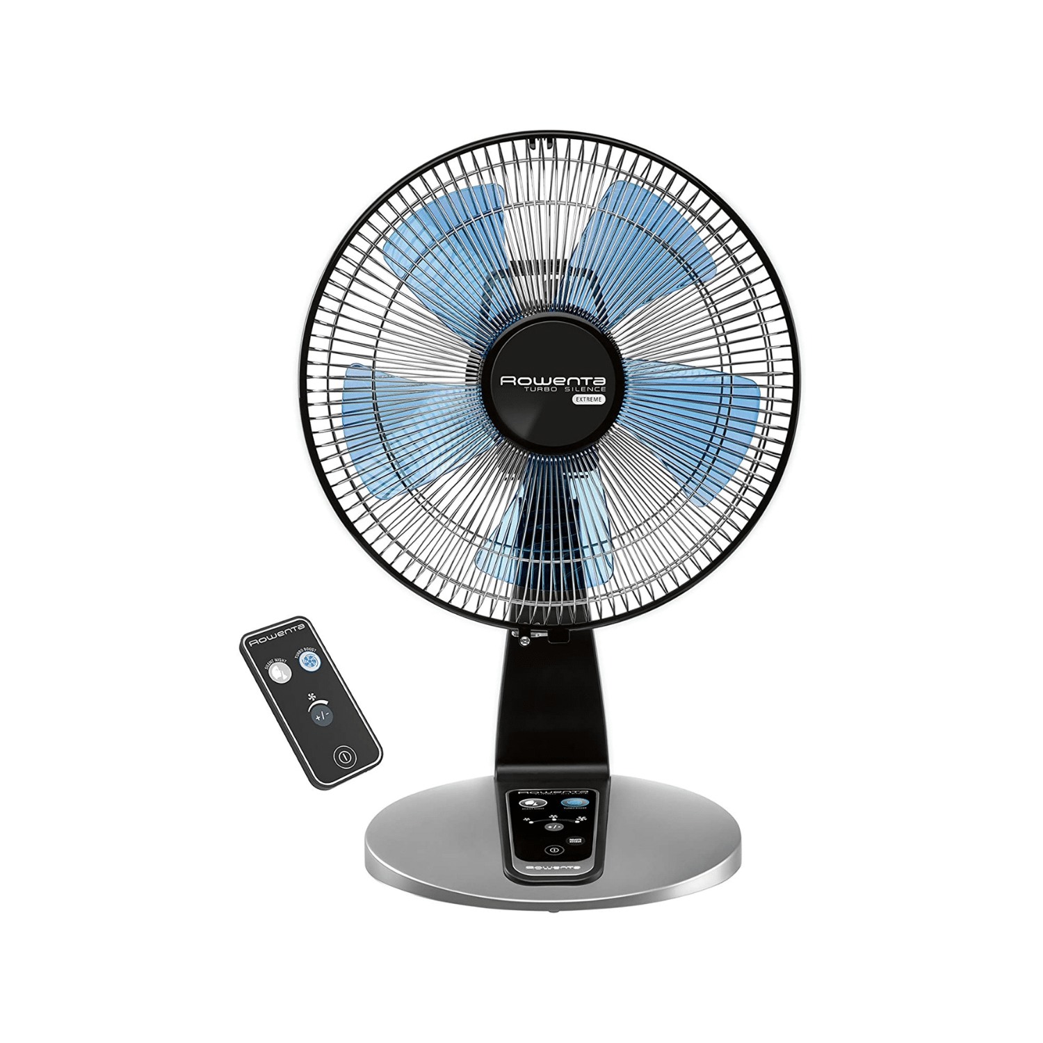 Rowenta Turbo Silence. Table. Portable Fan 5 Speed Fan With Remote Control