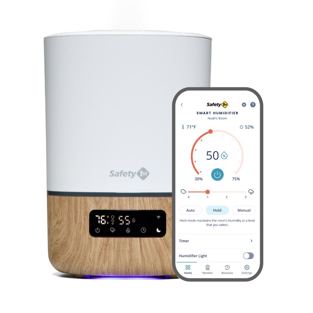 Safety 1st Smart Humidifier. Natural with White