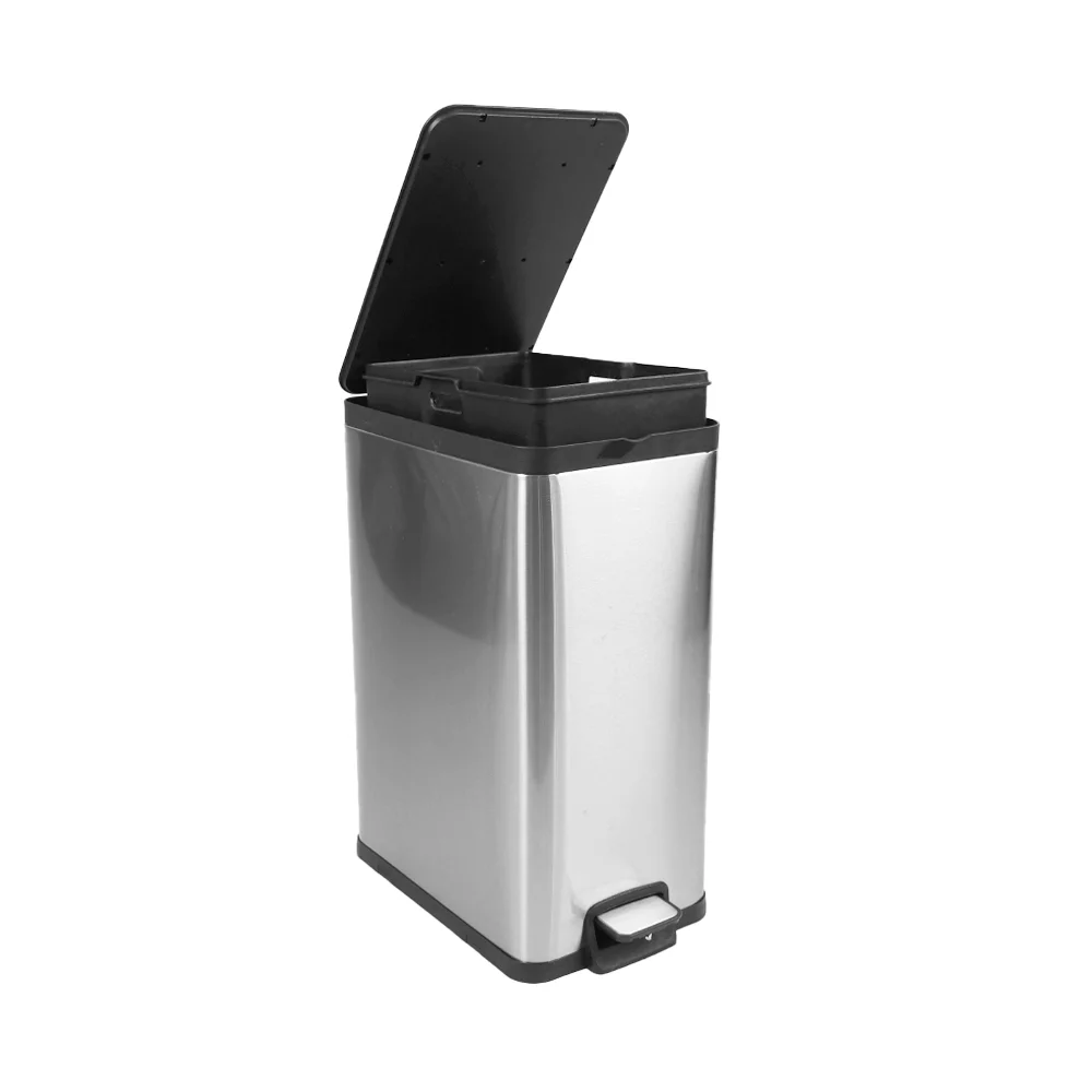 Better Homes & Gardens 3.9 gal / 15 L Stainless Steel Kitchen Garbage Can With Lid