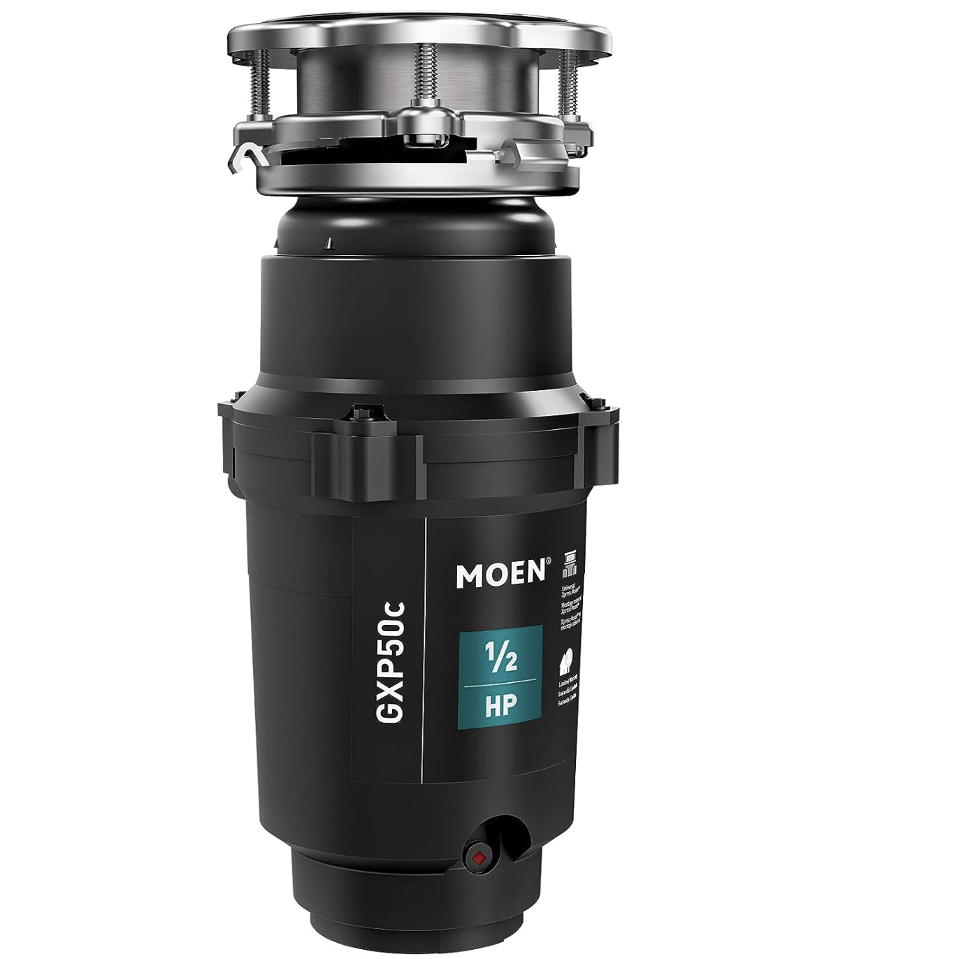 Moen Prep Corded 1/2-HP Continuous Feed Noise Insulation Garbage Disposal (GXP50C)