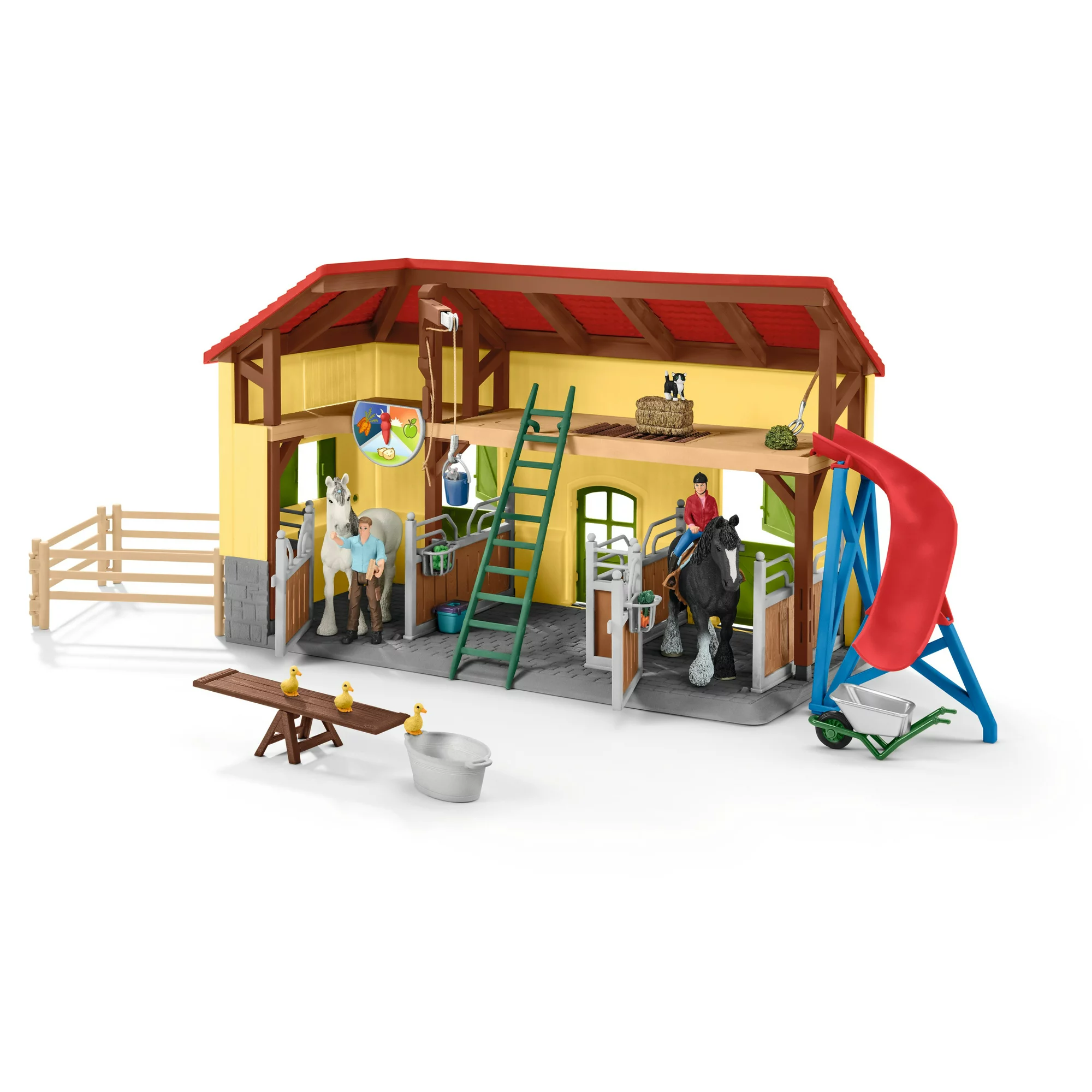 Schleich. Farm World. Horse Stable Toy Playset