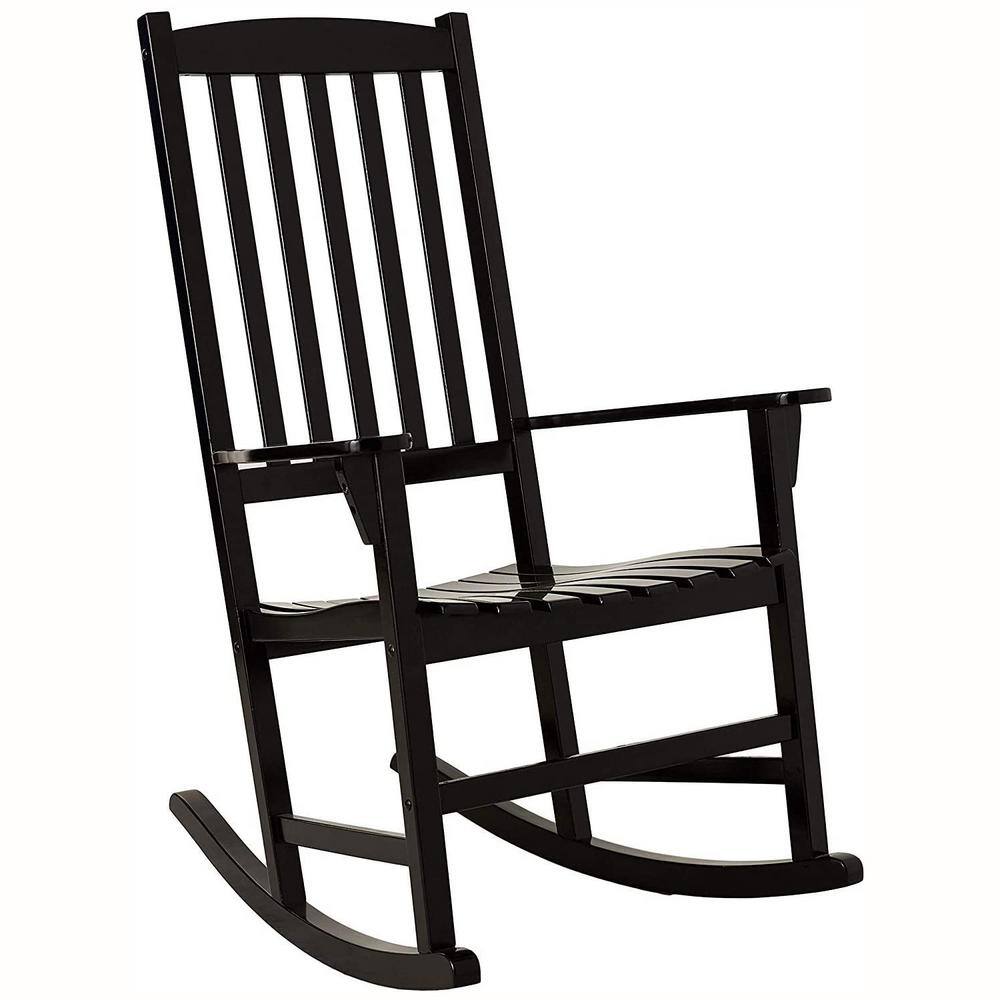 Cambridge Casual Thames Black Wood Outdoor Rocking Chair (Set Of 2)