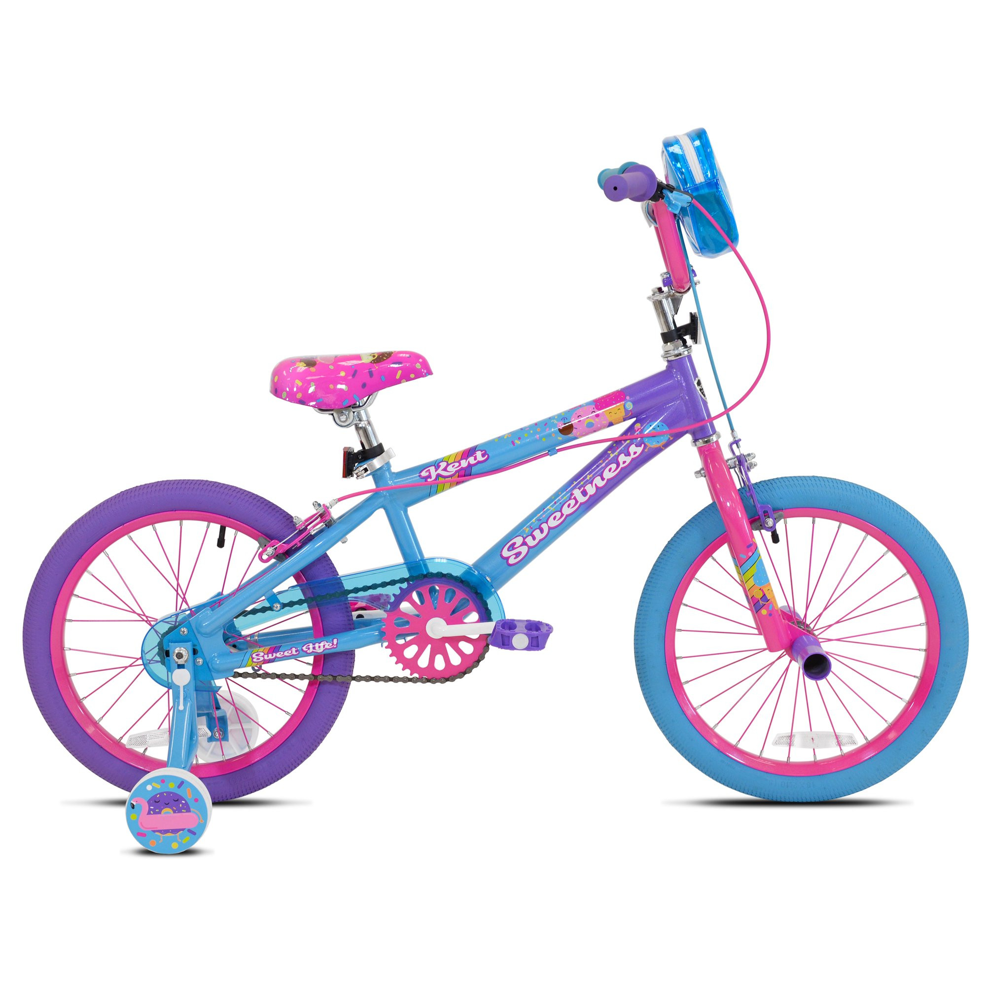 Kent 18 In. Sweetness Girls Bike. Purple. Pink and Blue