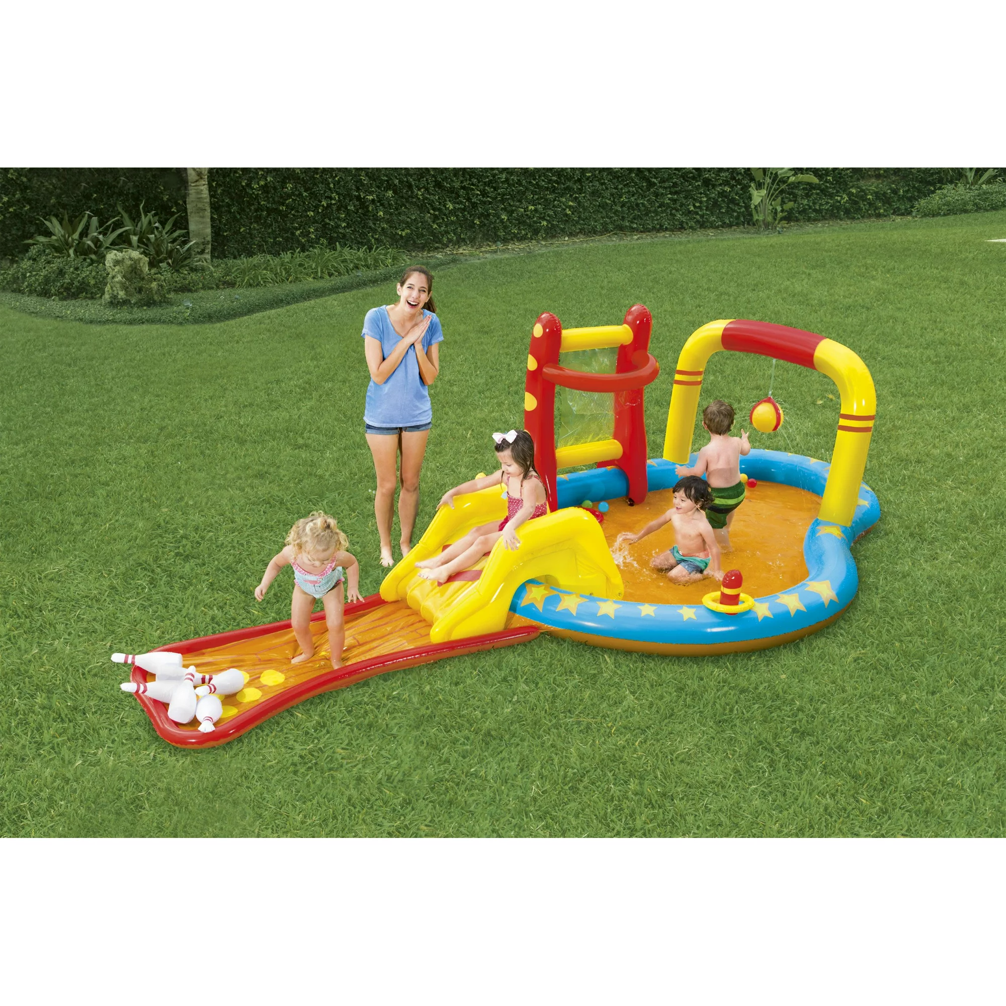 H2OGO! Lil- Champ Play Pool Center with Slide